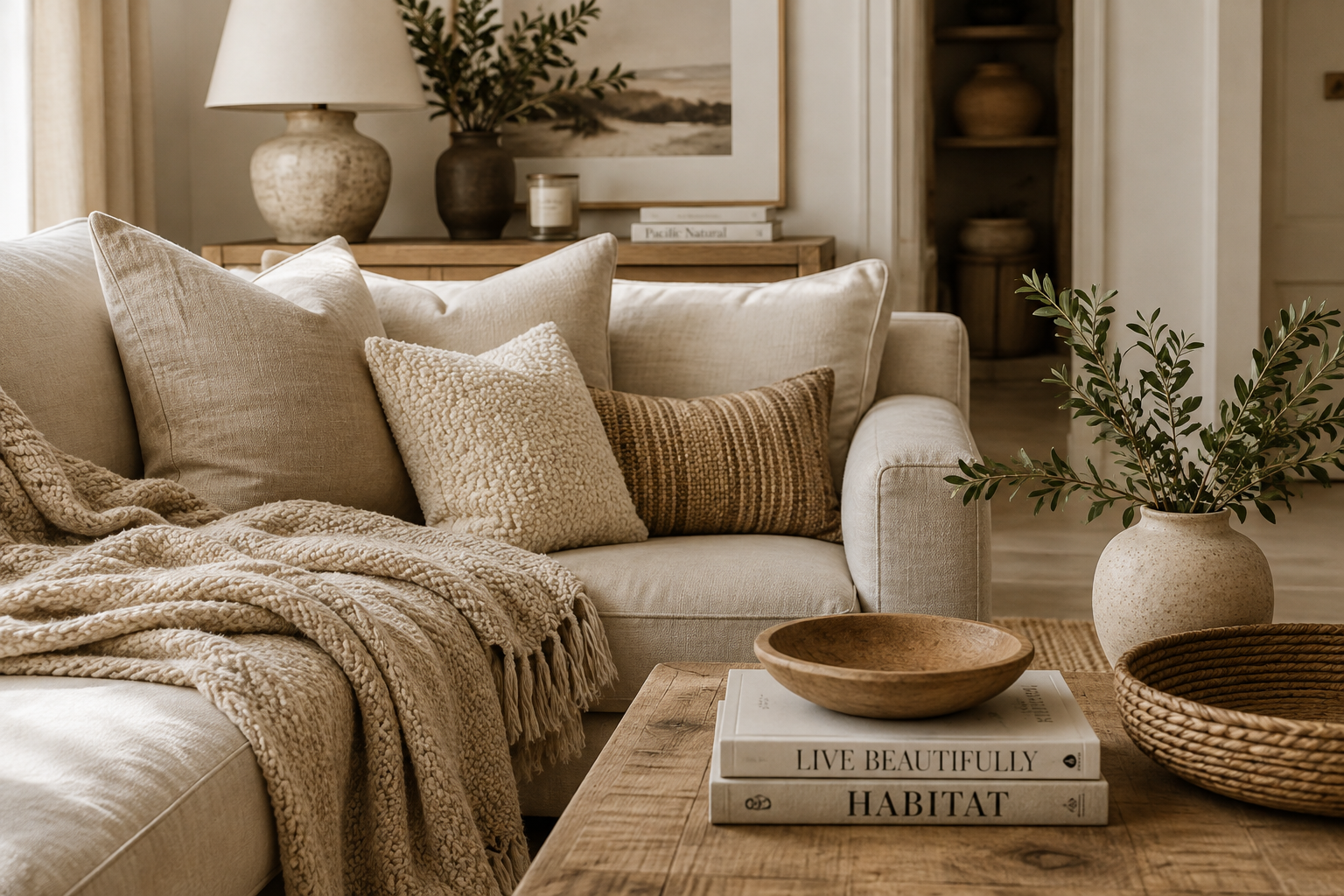 Warm Neutral Living Room Ideas: How to Create a Cozy, Timeless Space